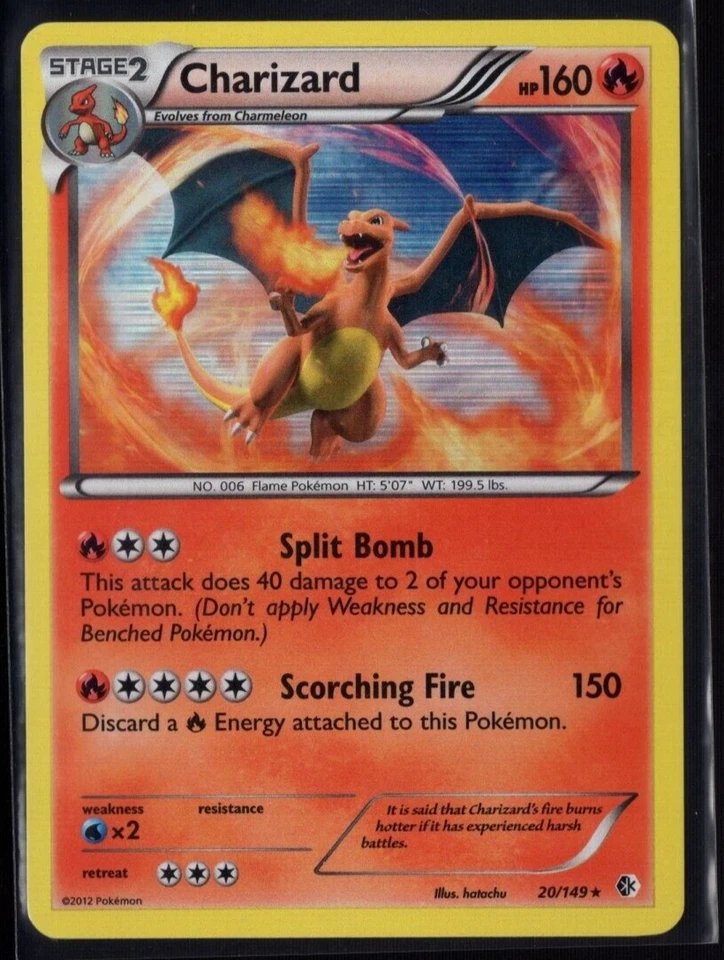 Charizard 20/149 Holographic Rare Boundaries Crossed Pokemon TCG Near Mint - Image 1 of 2