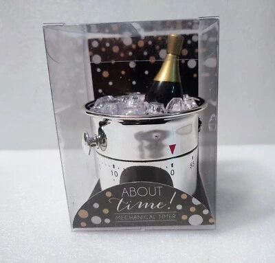 Cheers Kitchen Cooking Timer in Champagne Bottle Ice Bucket Design - Image 1 of 4