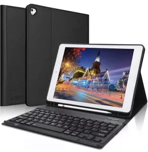 iPad Keyboard Case 9.7 inch, Compatible with iPad 6th Generation,iPad 5th Genera - Picture 1 of 8
