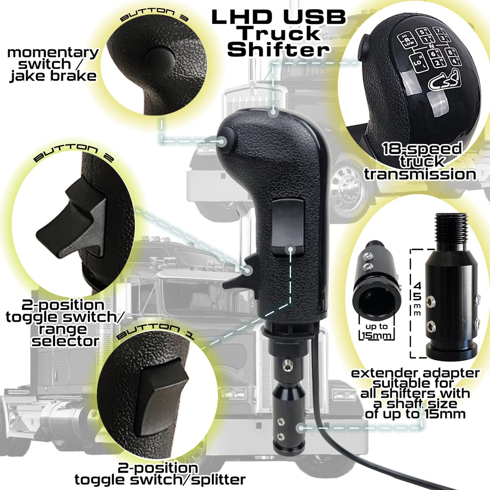 USB Truck shifter | 18 speed Eaton-Fuller - Image 1 of 4