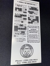 KANE COUNTY COUGARS 1994 MINOR LEAGUE POCKET SCHEDULE