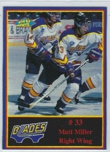 Matt Miller 1997-98 Saskatoon Blades (WHL)
