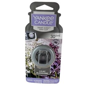 Yankee Candle Car Freshener Smart-Scent Vent Clips Lilac Blossoms #1312846
