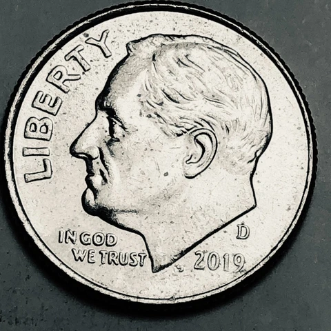 2019 D Roosevelt dime Cover