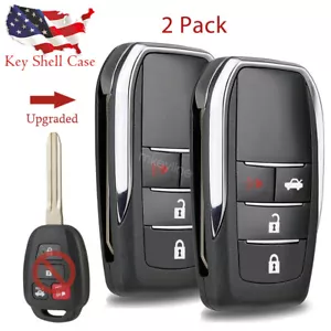 Upgraded Flip Remote Car Key Shell Case Fob for Toyota Camry 2012-2017 HYQ12BDM - Picture 1 of 10