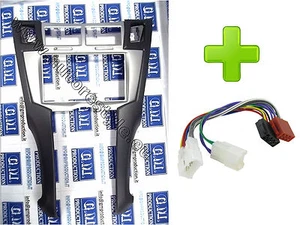 KIT MASCHERINA 2 DIN YARIS 2006 2008 e longheroni CON ADATTATORE ISO - Picture 1 of 1