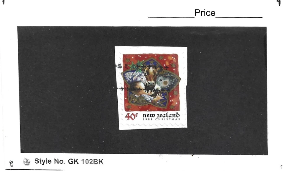 Nueva Zelanda 1999 Navidad 40c Folleto Sello en Pieza Usado Foto 1 de 1