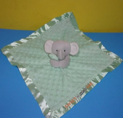 Child of Mine Carters Lovey Security Blanket Rattle Elephant Sweet Little One - Image 1 of 3