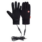 Heated Ski Gloves 1 Pair Rechargeable Fleece Thermal Gloves Cycling Accessories