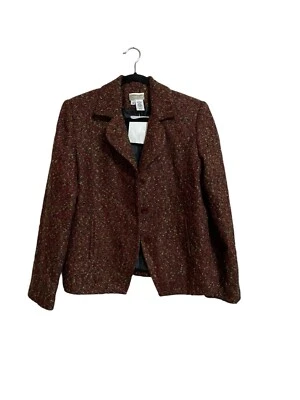 Blazer Coldwater Creek Tweed Talla 12 Nuevo Foto 1 de 4