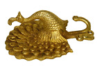 Antique Style Brass Peacock-Shaped Wall Hanger Hook Towel Key Cloth Wall Decor