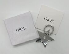 Christian Dior Smartphone Mobile phone Ring Charm Authentic Silver Star With Box