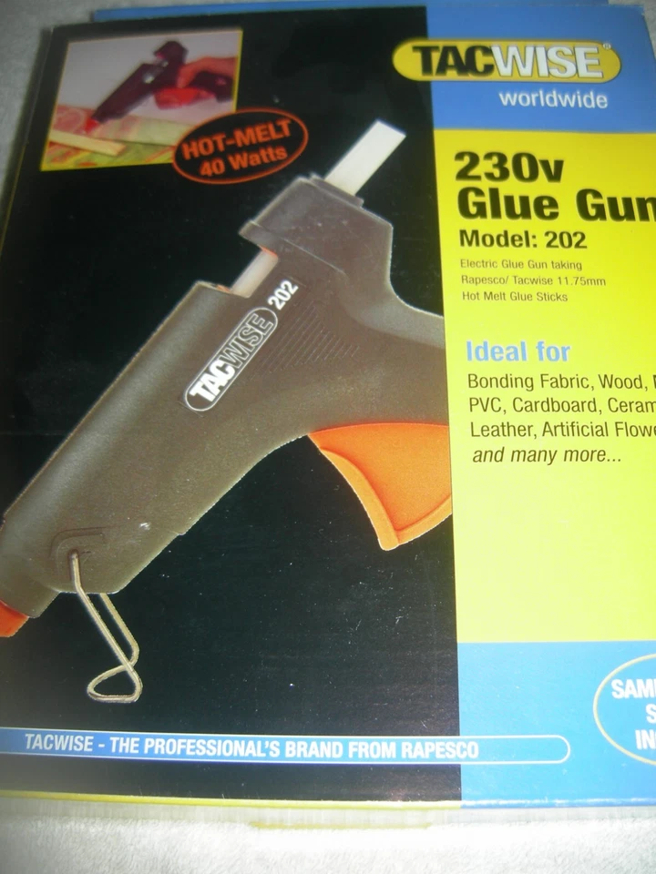 rapesco tacwise semi pro trigger feed hot melt glue gun 202 40watts brand new - Image 1 of 1