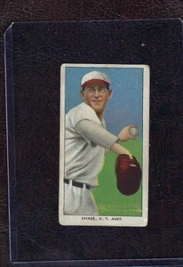 1909-11 T206 Hal Chase, NY Amer, Throwing White Cap, Piedmont 350 Fac. 25, VG! - Picture 1 of 2