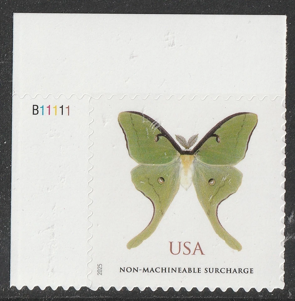 US 6031 Butterfly Luna Moth NMS plate single UL MNH 2025 - Image 1 of 1