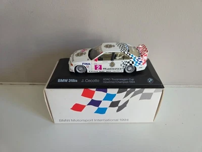 Minichamps 1/43 BMW 318is J. Cecotto - Campione ADAC 1994 - Concessionario - Immagine 1 di 4