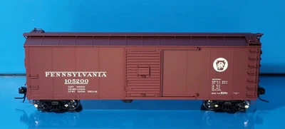 ATLAS 7484-3 "O" Pennsylvania PRR 40' Steel Re-Built USRA Box Car #105533 2-Rail - Image 1 of 4