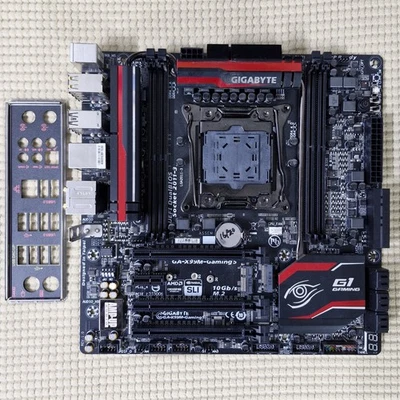 Gigabyte GA-X99M-Gaming 5 : LGA2011-3 X99 mATX DDR4 Supports ECC/REG Ram - Image 1 of 4
