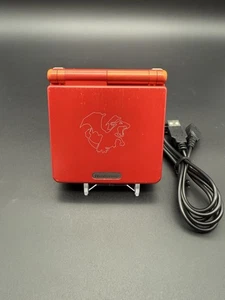 Nintendo Game Boy Advance SP Pokemon Center Charizard Edition Console AGS-001 - Picture 1 of 12