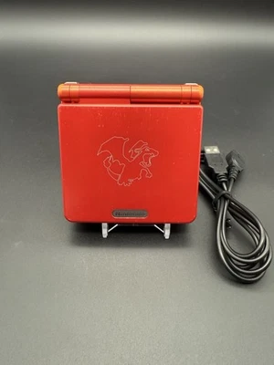 Nintendo Game Boy Advance SP Pokemon Center Charizard Edition Console AGS-001 - Image 1 of 4