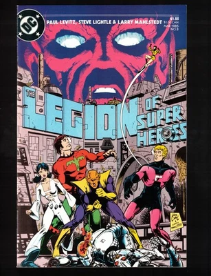 Legion of Super-Heroes #8 (1984 Baxter)  To Destroy A World!   VF/NM DC Comic - Image 1 of 4