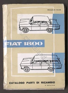 Fiat 1800 - Catalogo parti di ricambio - ed. 1961 - Picture 1 of 2