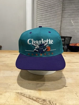 Vintage Twins Charlotte Hornets Snapback Hat Cap Basketball NBA - Image 1 of 4