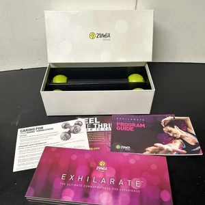 Zumba Fitness Exhilarate Body Shaping System Toning Sticks Program Guide 6 DVDs - Picture 1 of 5