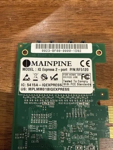 Mainpine IQ Express RF5120 2 Port PCIe Fax Board - Bild 1 von 3