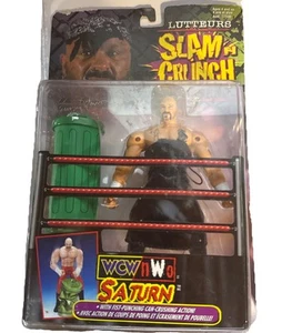 Perry Saturn In A Dress Toybiz Figur Slam N' Crunch WCW Very RARE MOC Sealed - Bild 1 von 5