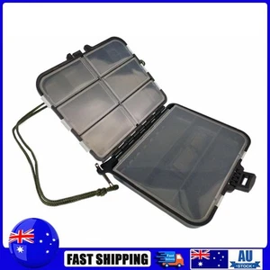 Multi Compartments Fishing Tackle Boxes Bait Lure Hook Case Container (L) - Picture 1 of 7
