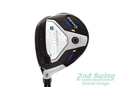 TaylorMade SIM2 Titanium Fairway Wood 3 Wood 3W 15° Graphite Senior Left 43.25in - Image 1 of 4