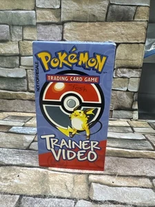Pokemon Trading Card Game Trainer Video VHS 2000 Nintendo TESTED AND WORKS - Picture 1 of 6