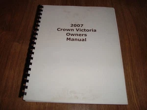 2007 Crown Victoria Owners Manual - Picture 1 of 2