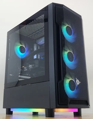 Gaming PC Ryzen 7 5700X 16GB RAM 512GB SSD GTX 1660 Ti 6GB Windows 11 Computer - Image 1 of 4