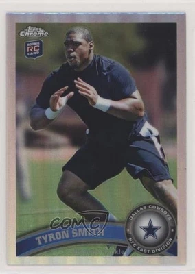 2011 Topps Chrome Refractor Tyron Smith #38 Rookie RC - Image 1 of 2