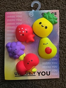 Crocs Squish Fruit Multi Jibbitz Charms Pack 5 # 10012181 - Picture 1 of 1