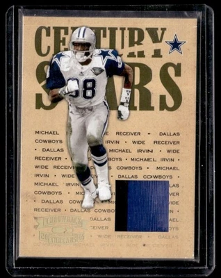 Donruss Throwback Threads Century Stars 2005 material Prime Michael Irvin 21/25 Foto 1 de 2