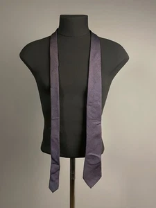 Seltene Eton Krawatte burgunderrot lila blau geometrisches Muster 100 % Seide - Bild 1 von 7