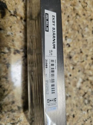 IKEA Ekby Bjarnum Soportes de Estante 21089 Metal Cepillado 11" 101.361.35 Paquete de 2 Foto 1 de 4