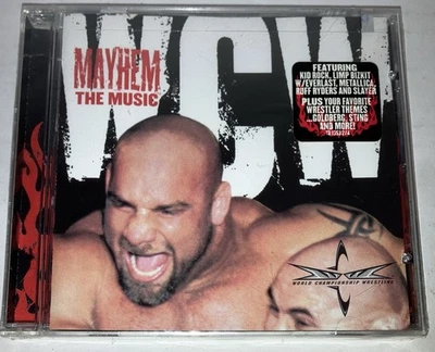 WCW MAYHEM THE MUSIC CD! 1999 COMPILATION BRAND NEW SEALED!! LOOK!!!! - Image 1 of 4