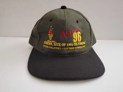 Gorra Athens 96 Strapback Sitio de 1996 Fútbol Olímpico Voleibol Gimnasia  Foto 1 de 4