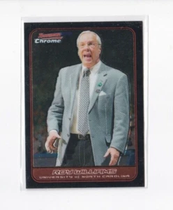 ROY WILLIAMS 2006-07 BOWMAN CHROME BASKETBALL COACHES CARD-YOUR COACH SHIPS FREE - Picture 1 of 24