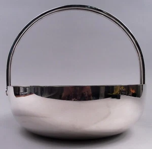 Tiffany Basket Big Bold Modern Italian Sterling Silver 1980s - Picture 1 of 7