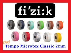 Nastro manubrio bici Fizik Tempo Superlight Microtex Classic 2mm nero rosso bianco - Foto 1 di 23