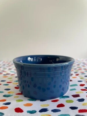 Fiestaware Lapis Ramekin Fiesta Blue Individual Cake Baker Baking Cup