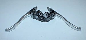 Vintage DiaCompe Brake Lever Set Black 22.2mm MTB Hybrid Trail Fast USA Shipper - Picture 1 of 10