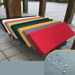 Outdoor Garden  Water-Resistant Bench Pad 2-3-4 Seater Long Cushion Zipped COVER - Picture 1 of 19