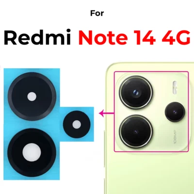 XOTEK Kamera Glas für Xiaomi Redmi Note 14 4G Kameralinse Scheibe Camera Glass Lens