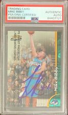 Mike Bibby auto 1999 Topps Finest RC #277 Vancouver Grizzlies PSA Encapsulated